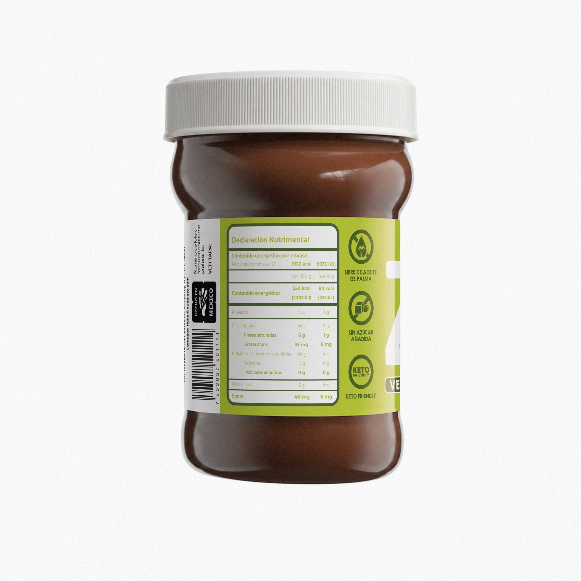 Crema de avellanas vegana