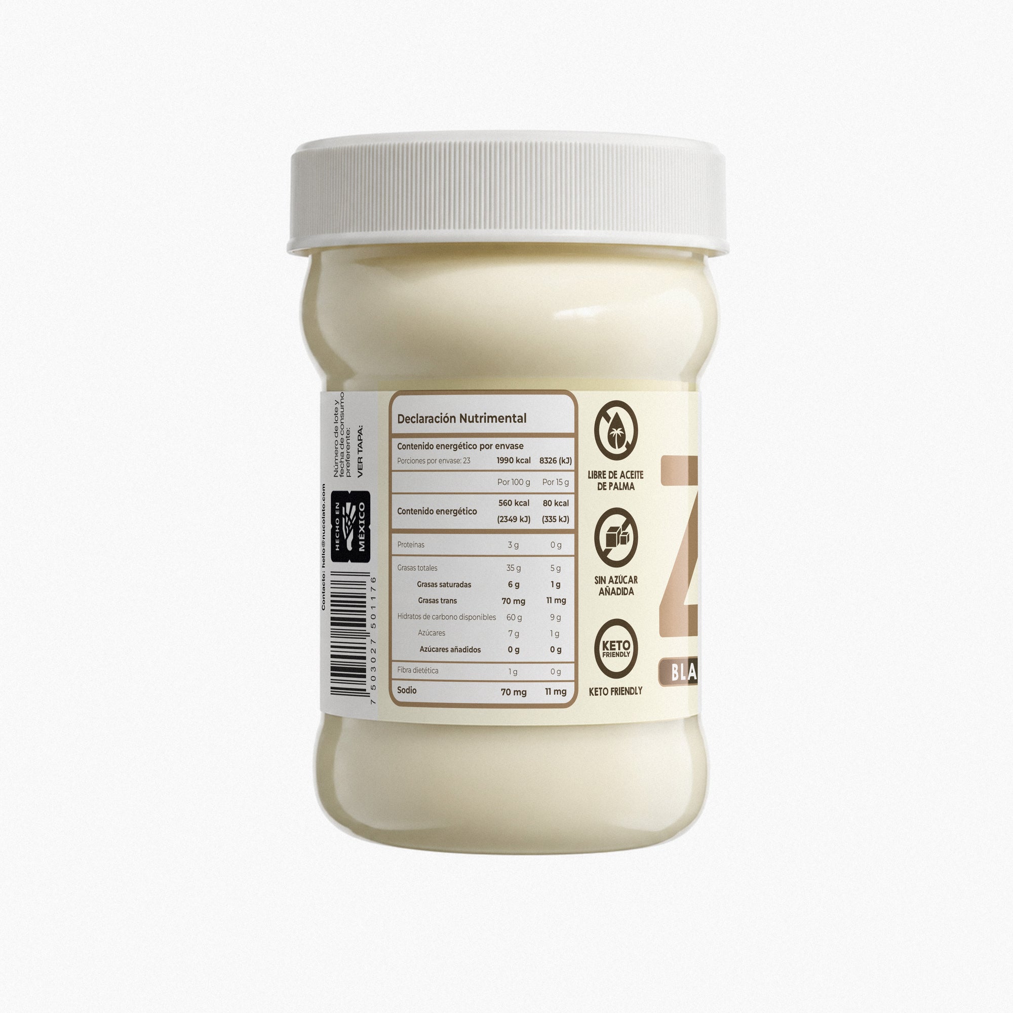 Crema de chocolate blanco