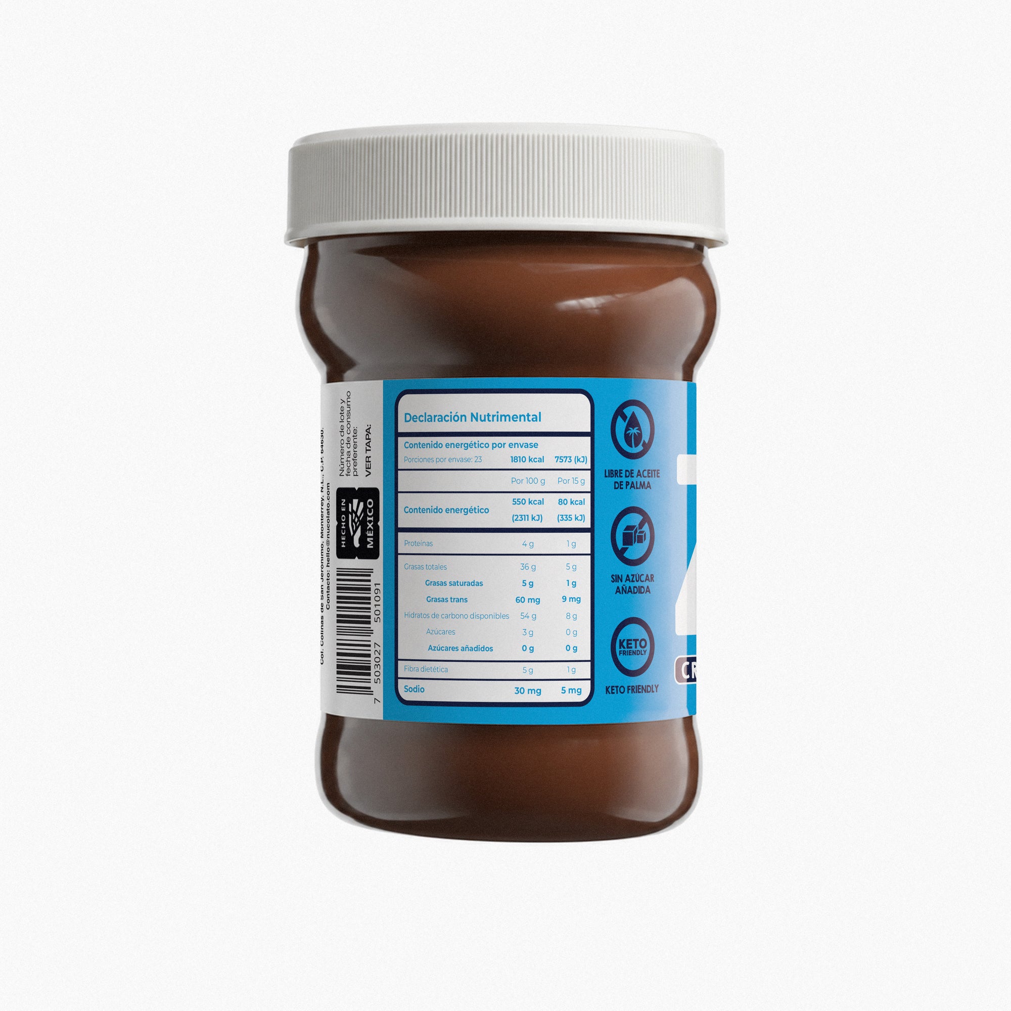 Crema de avellanas crujiente