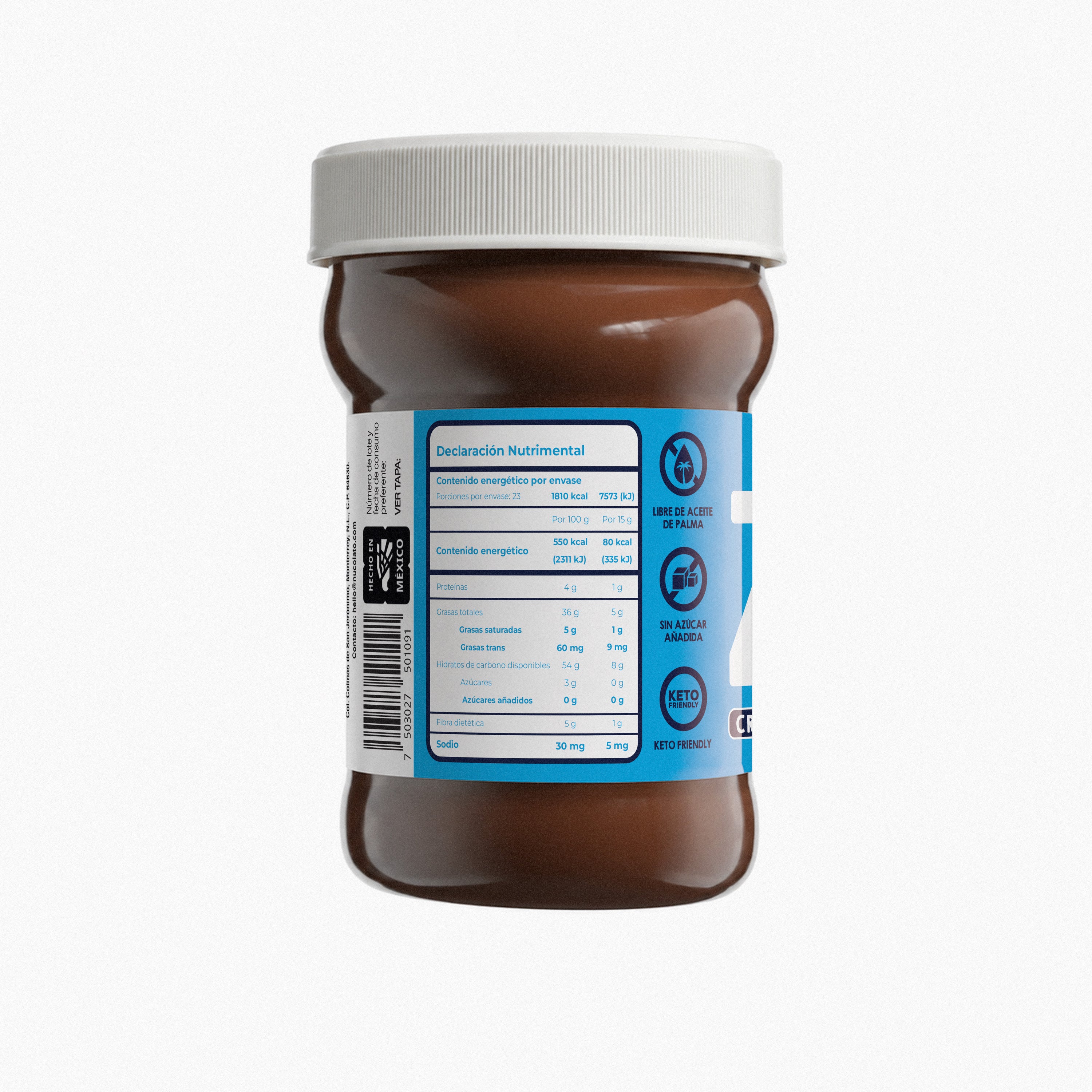 Crema de avellanas crujiente